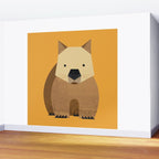 Whimsy Wombat Wall Mural Gallery Image 2