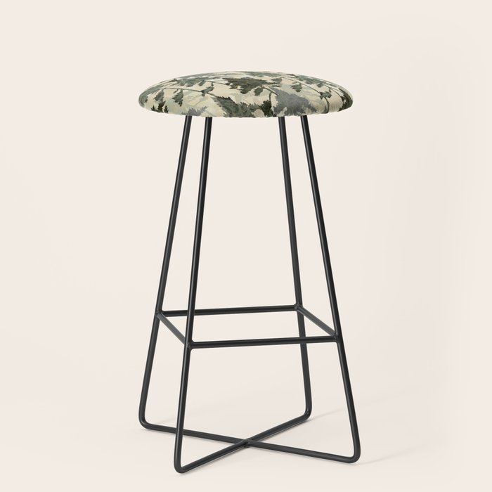 Enchanted Watercolor Pine Forest Stool Gallery Image 1