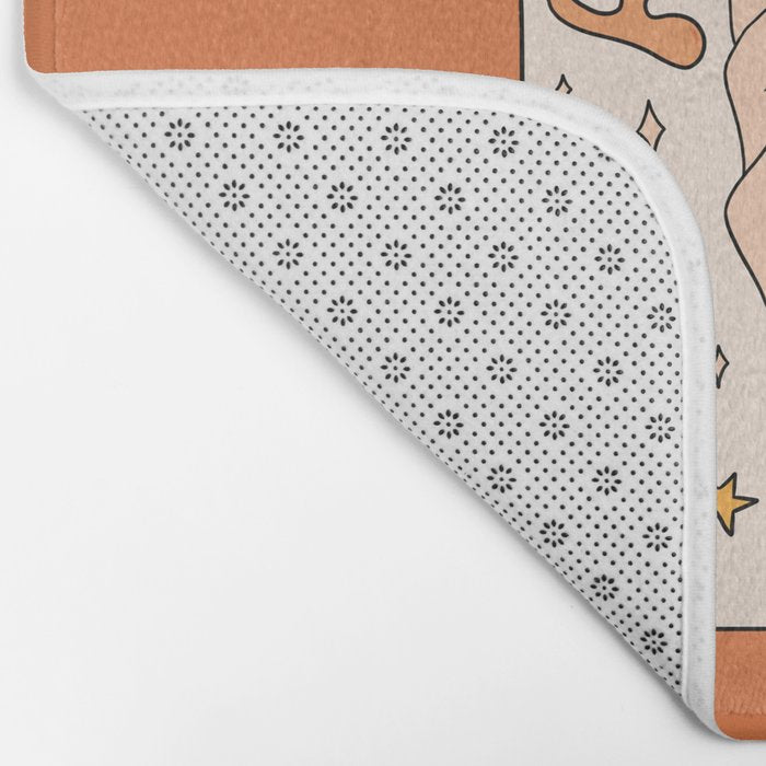 Aquarius Persimmon Bath Mat Gallery Image 2