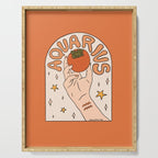 Aquarius Persimmon Serving Tray Gallery Image 1