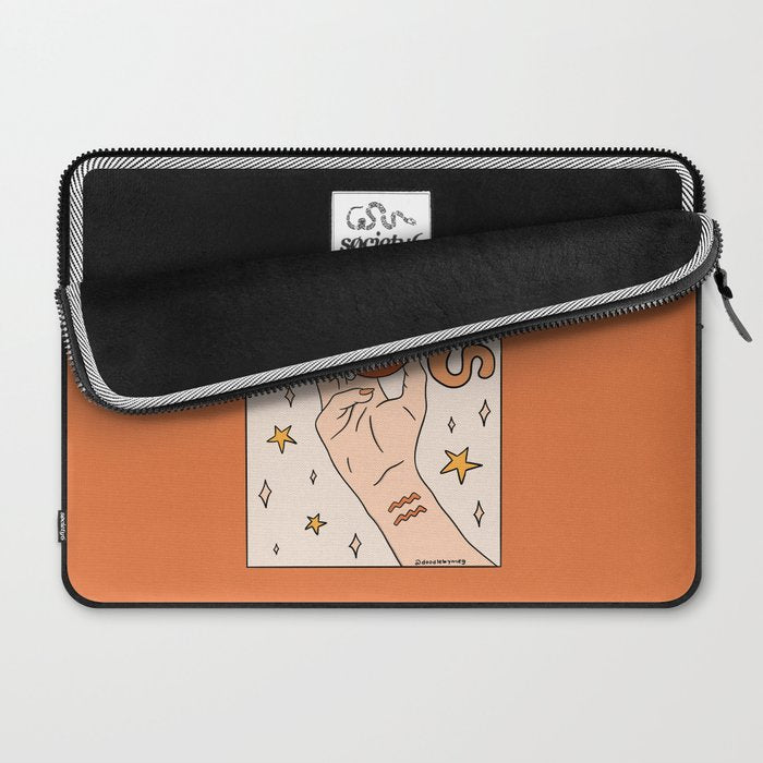 Aquarius Persimmon Laptop Sleeve Gallery Image 2