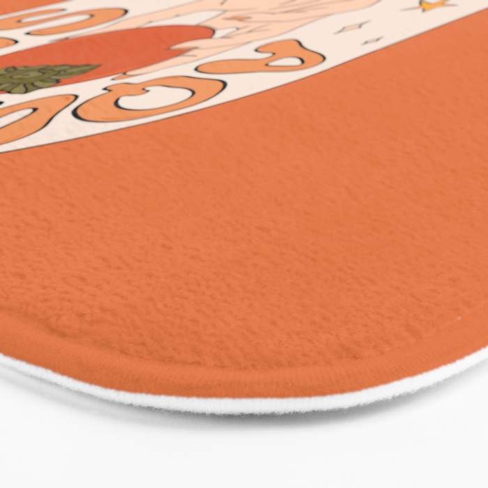 Aquarius Persimmon Bath Mat Gallery Image 3