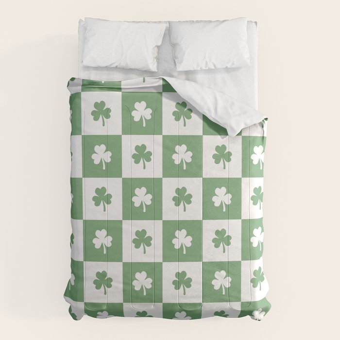 Shamrock Checkered Pattern Comforter Gallery Image 6