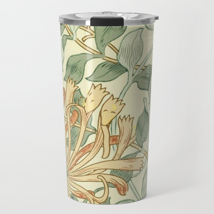 William Morris "Honeysuckle" 3. Travel Mug Gallery Image 1
