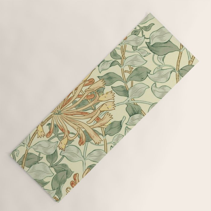 William Morris "Honeysuckle" 3. Yoga Mat Gallery Image 1