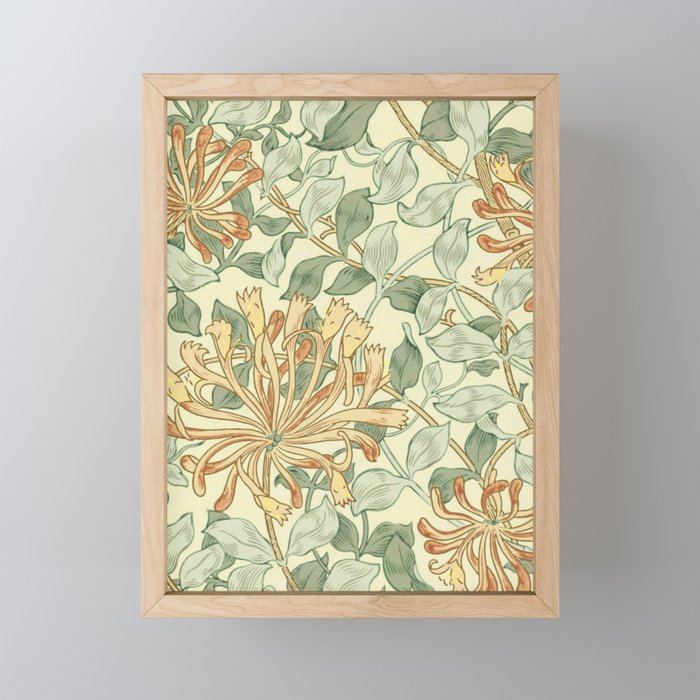 William Morris "Honeysuckle" 3. Mini Art Print Gallery Image 1
