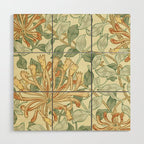 William Morris "Honeysuckle" 3. Wood Wall Art Gallery Image 1