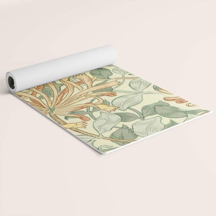 William Morris "Honeysuckle" 3. Yoga Mat Gallery Image 2