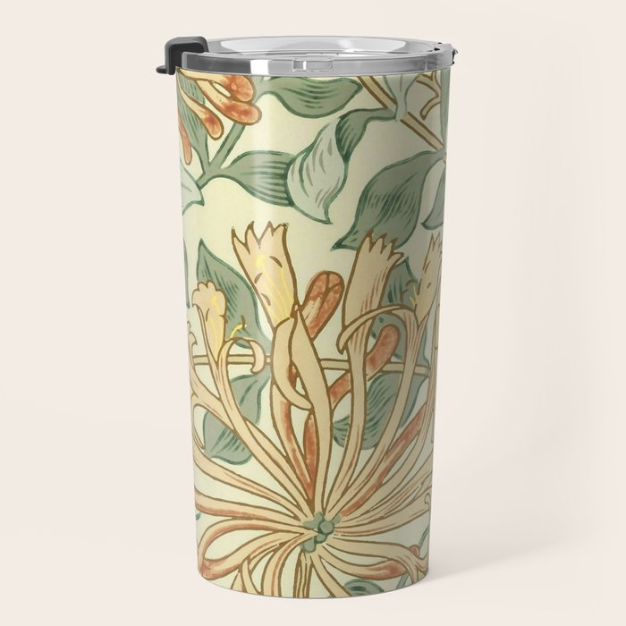 William Morris "Honeysuckle" 3. Travel Mug Gallery Image 3