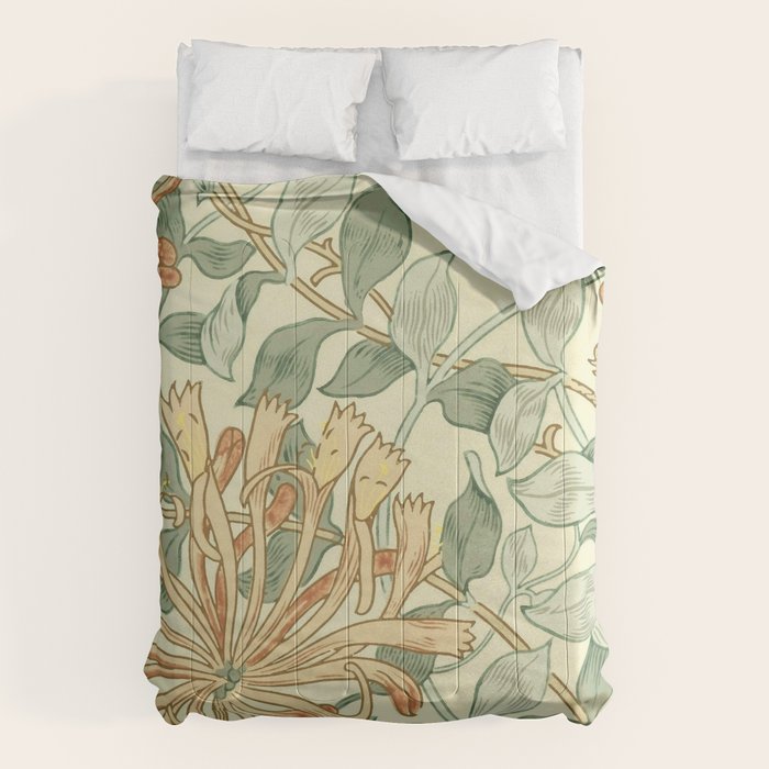 William Morris "Honeysuckle" 3. Comforter Gallery Image 6