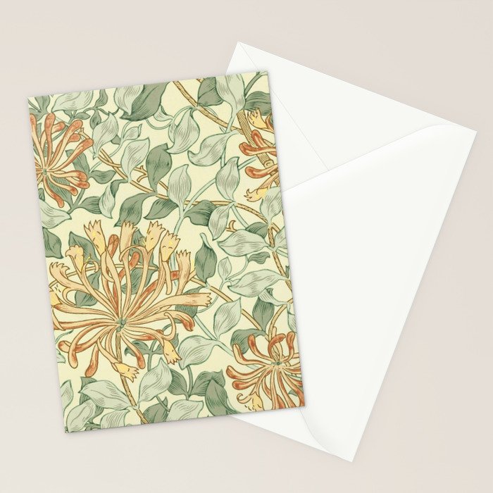 William Morris "Honeysuckle" 3. Stationery Card Gallery Image 2