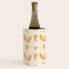 Cowboy Boots Boho Yellow Pattern Western Wine Chiller Gallery Image 2