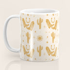 Cowboy Boots Boho Yellow Pattern Western Coffee Mug Gallery Image 3