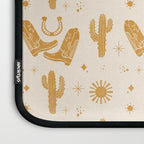 Cowboy Boots Boho Yellow Pattern Western Laptop Sleeve Gallery Image 3
