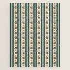 Green Stripes And Flowers Jigsaw Puzzle Gallery Image 1
