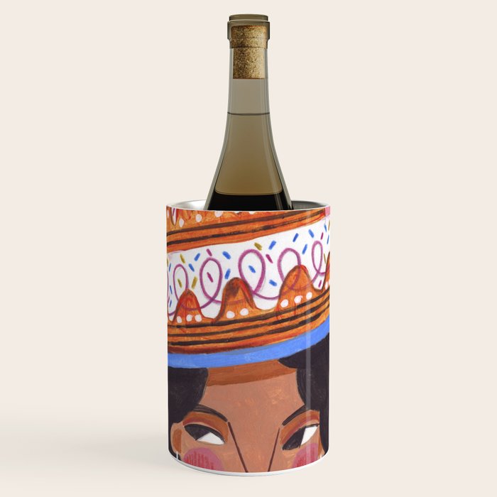 Woman with cake Wine Chiller Gallery Image 1