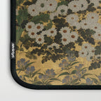 Red White Chrysanthemums Vintage Floral Japanese Gold Leaf Screen Laptop Sleeve Gallery Image 3