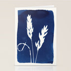 Cyan Herbarium #2 Stationery Card Gallery Image 2