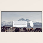 Wild Horses Desk Mat Gallery Image 1