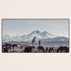 Wild Horses Desk Mat Gallery Image 3