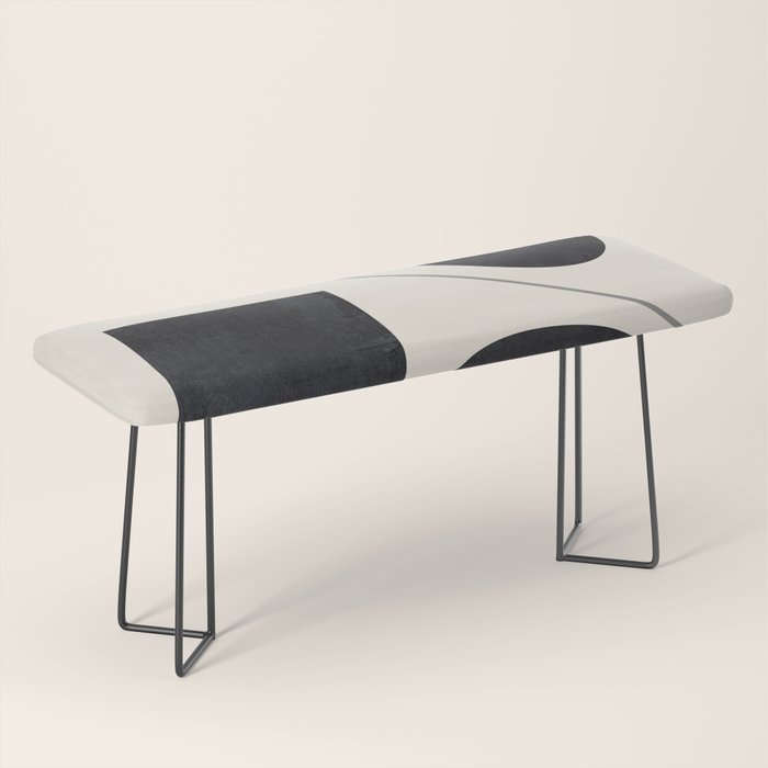 Modern Abstract Minimal Shapes 221 Bench Gallery Image 1
