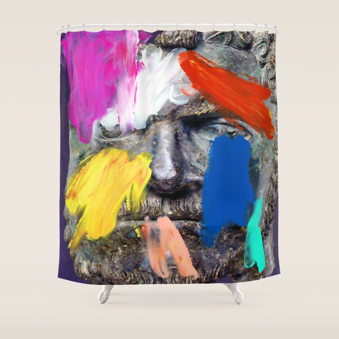Composition 743 Shower Curtain Gallery Image 1