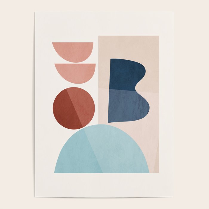 Minimal Abstract Shapes 26 Poster Gallery Image 1