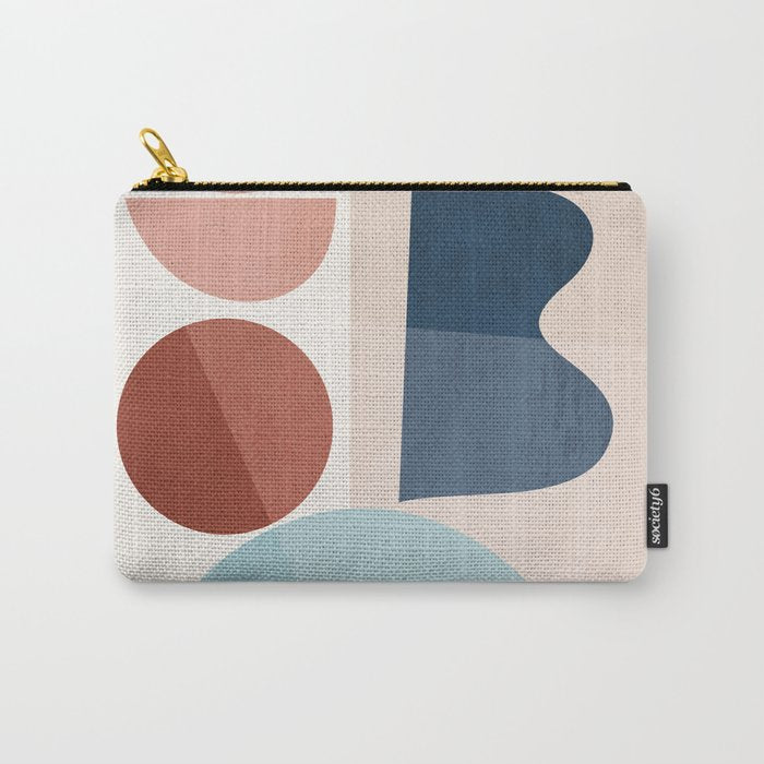 Minimal Abstract Shapes 26 Carry All Pouch Gallery Image 1