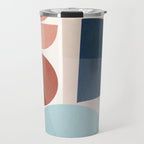 Minimal Abstract Shapes 26 Travel Mug Gallery Image 1