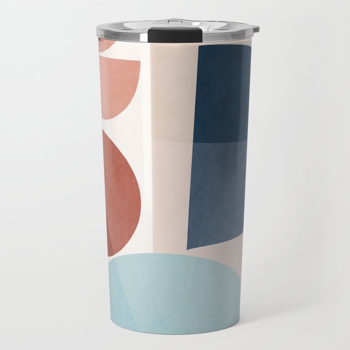 Minimal Abstract Shapes 26 Travel Mug Gallery Image 1