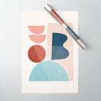 Minimal Abstract Shapes 26 Wrapping Paper Gallery Image 1
