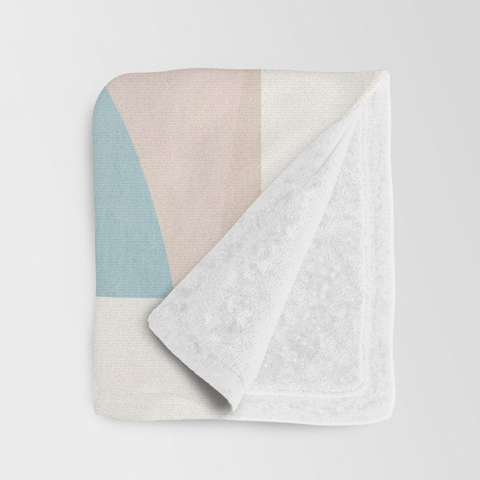 Minimal Abstract Shapes 26 Throw Blanket Gallery Image 3