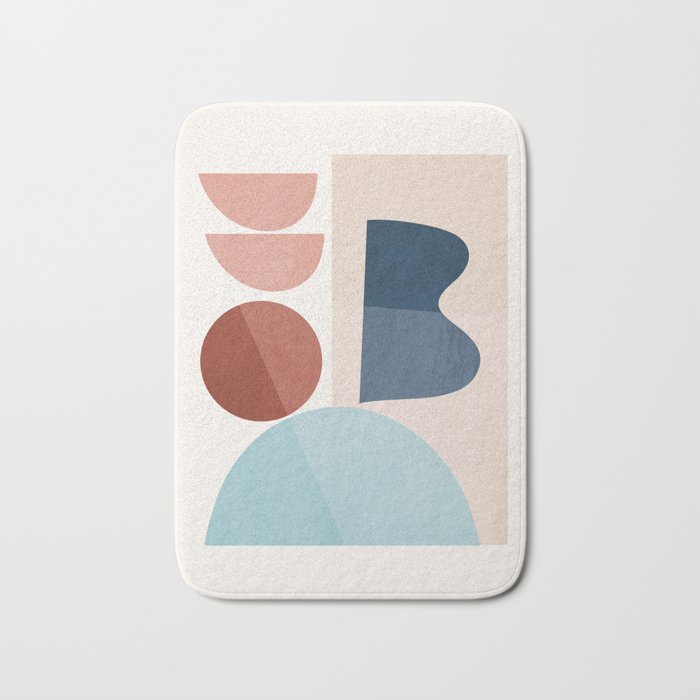 Minimal Abstract Shapes 26 Bath Mat Gallery Image 1