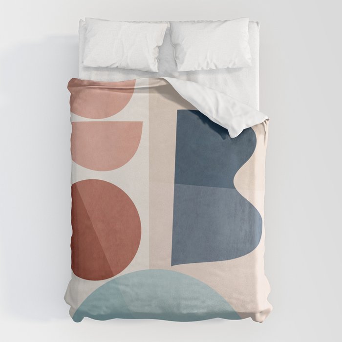 Minimal Abstract Shapes 26 Duvet Cover Gallery Image 1