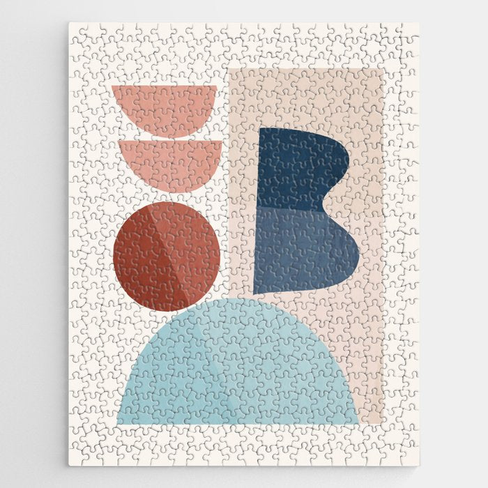 Minimal Abstract Shapes 26 Jigsaw Puzzle Gallery Image 1