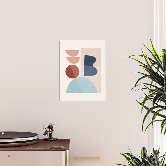 Minimal Abstract Shapes 26 Poster Gallery Image 2