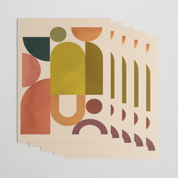 Geometric Shapes 244 Wrapping Paper Gallery Image 3