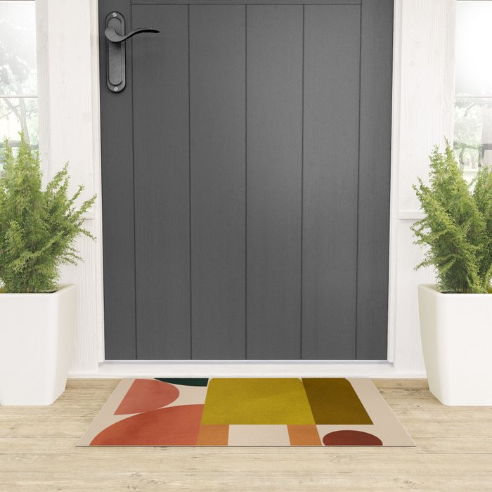 Geometric Shapes 244 Welcome Mat Gallery Image 3