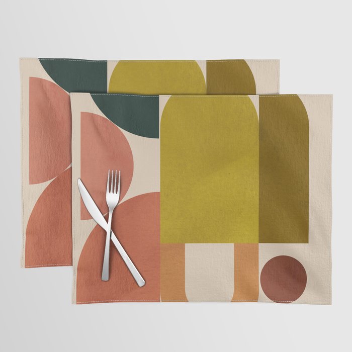 Geometric Shapes 244 Placemat Gallery Image 1