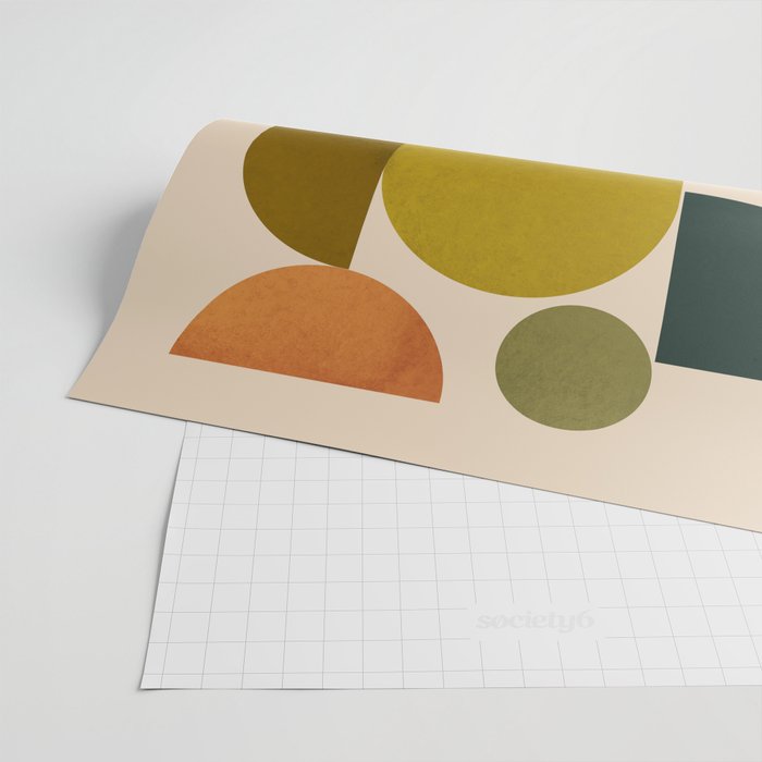 Geometric Shapes 244 Wrapping Paper Gallery Image 2
