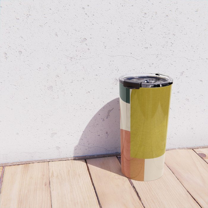 Geometric Shapes 244 Travel Mug Gallery Image 4