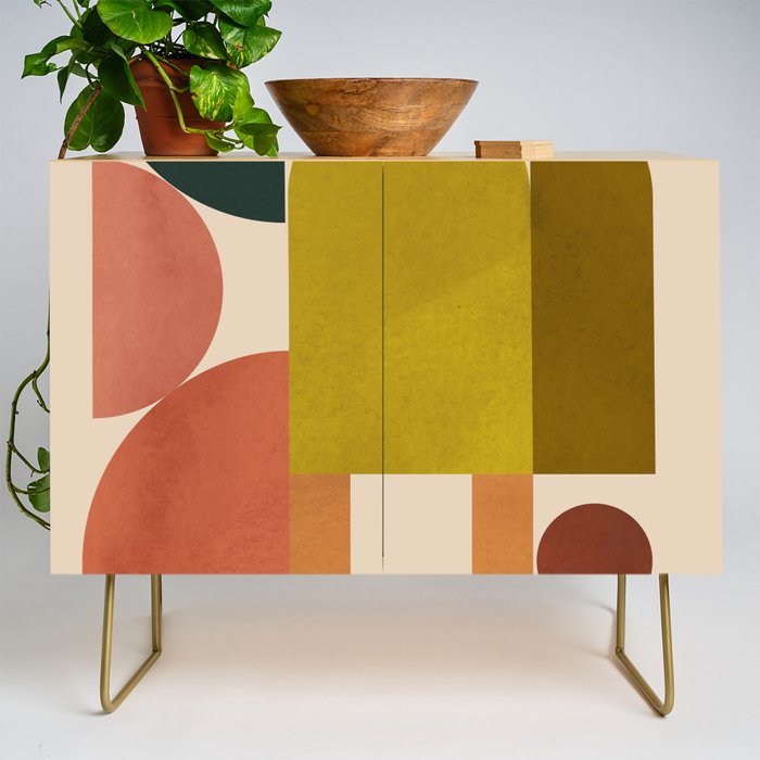 Geometric Shapes 244 Credenza Gallery Image 1