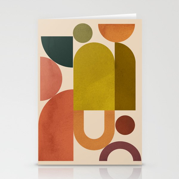 Geometric Shapes 244 Stationery Card Gallery Image 2