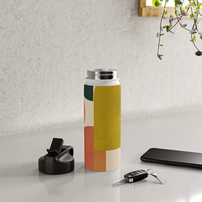 Geometric Shapes 244 Water Bottle Gallery Image 4
