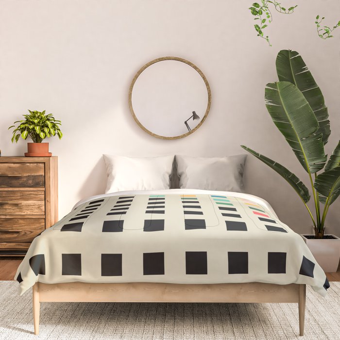 BAUHAUS POP VALENCIA Comforter Gallery Image 3