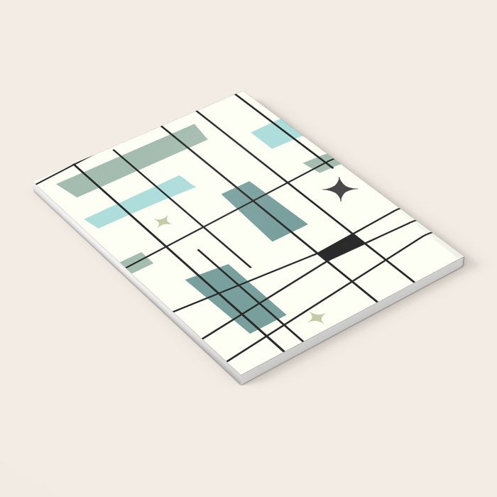 Mid Century Art Bauhaus Style Notebook Gallery Image 3