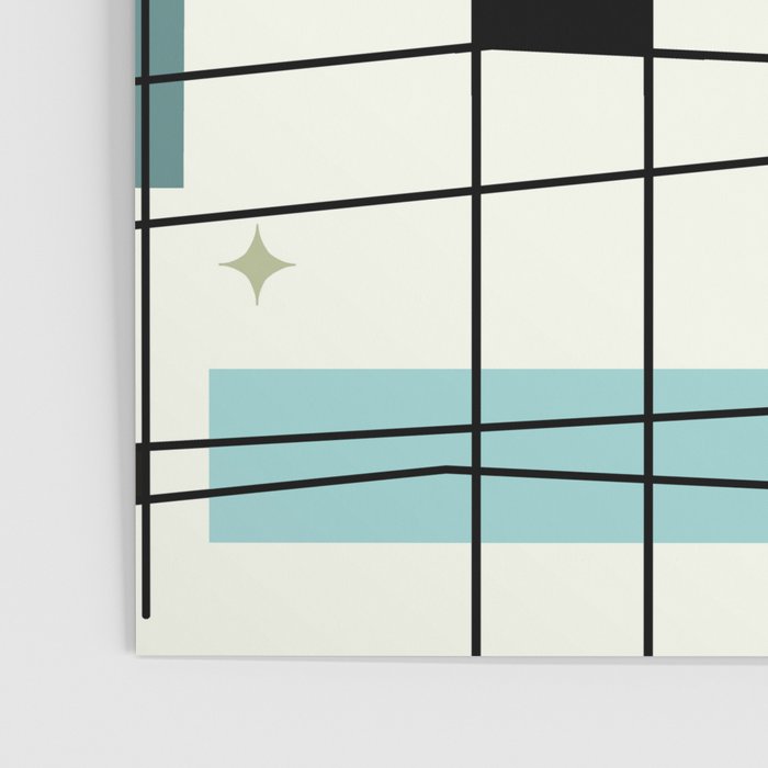 Mid Century Art Bauhaus Style Poster Gallery Image 3