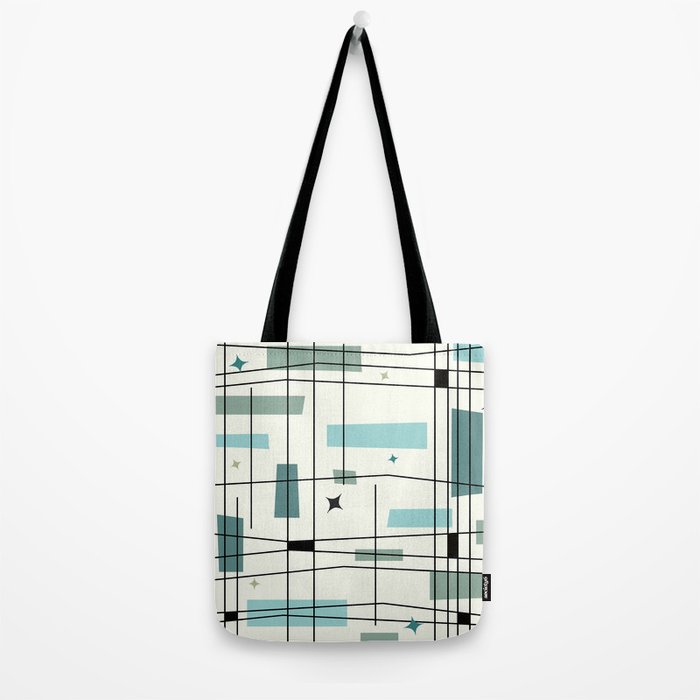 Mid Century Art Bauhaus Style Tote Bag Gallery Image 2