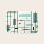 Mid Century Art Bauhaus Style Bath Mat Gallery Image 1