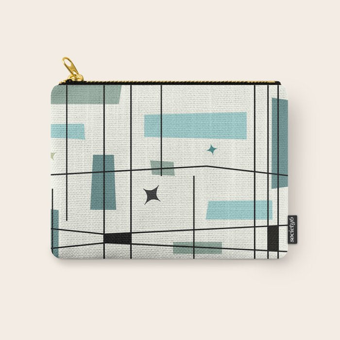 Mid Century Art Bauhaus Style Carry All Pouch Gallery Image 1